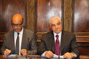 Zahi Hawass con Sandro Vannini