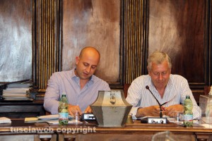 Viterbo - Consiglio comunale - Il presidente Marco Ciorba