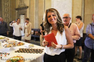 L'assessora Troncarelli festeggiata a palazzo dei Priori