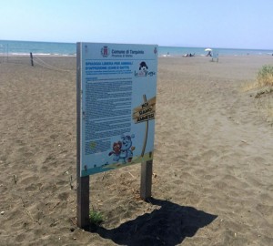 Tarquinia - La spiaggia riservata ai cani