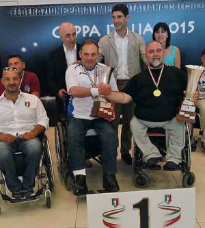 Calcio Balilla paralimpico - Renzo Montori di Capranica e Sergio Ciccarelli di Latina