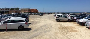 Montalto di Castro - Il piazzale dei pescatori alla foce del Fiora