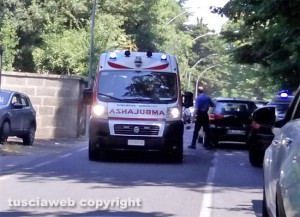 Viterbo - L'incidente a viale Fiume