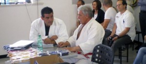 Il maestro Petti e il coordinatore tecnico Lini