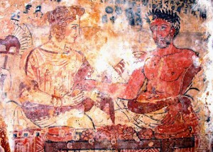 Tarquinia - La tomba degli Scudi