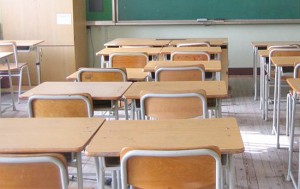 L'aula di una scuola