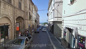 Corso Vittorio Emanuele a Tarquinia