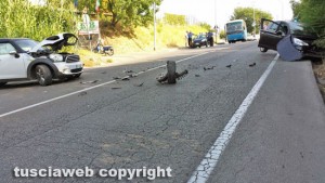 Viterbo - Tangenziale Ovest - L'incidente
