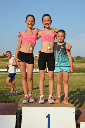 Alcune atlete dell'Atletica Vetralla