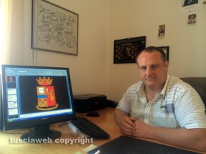 Viterbo - Il capo della polizia postale Averaldo Piazzolla