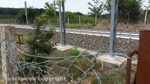 Capranica - Il punto in cui è stato trovato il cadavere