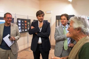 Bagnoregio - Il sindaco Bigiotti all'inaugurazione della Città incantata