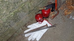 Vetralla - Il materiale usato per il furto