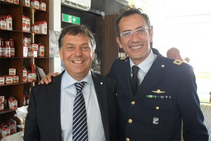 Carlo Giorgi e il colonnello Daniele Mocio