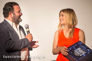 Tuscia film fest - Greta Scarano riceve il premio Tuscia terra di cinema dedicato a Luigi Manganiello 