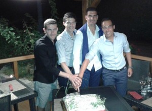I quattro arbitri promossi, da sinistra: Petrella, Chindemi, Centi e Sili
