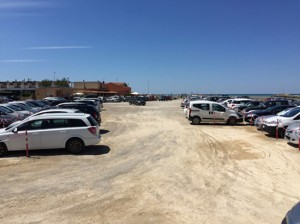Montalto di Castro - Il piazzale dei pescatori alla foce del Fiora