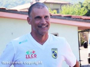 Sport - Calcio - Viterbese - L'allenatore Stefano Sanderra