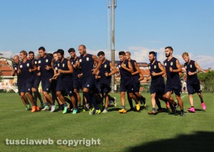 Sport - Calcio - Il ritiro della Viterbese