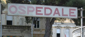 Tarquinia - L'insegna dell'ospedale