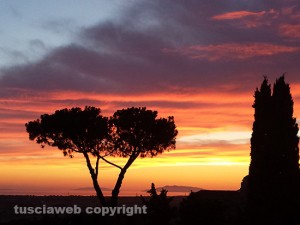 Tarquinia - Il tramonto