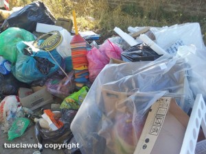 Viterbo - Discarica a cielo aperto sulla Teverina