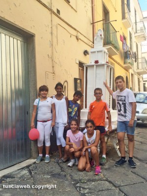 Viterbo - La macchina di santa Rosa del quartiere San Faustino