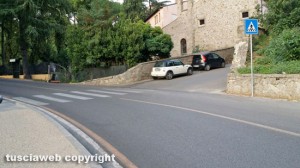 Viterbo - Via Faul all'incrocio con via El Alamein