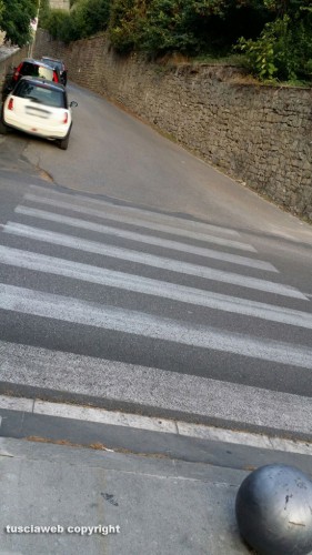 Viterbo - Via Faul all'incrocio con via El Alamein