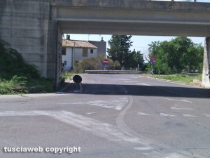Viterbo - Il sottopassaggio vicino a Belcolle