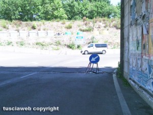 Viterbo - Il sottopassaggio vicino a Belcolle