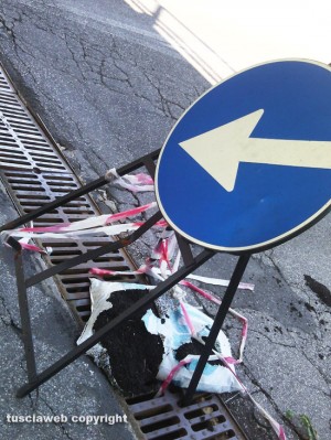 Viterbo - Il sottopassaggio vicino a Belcolle