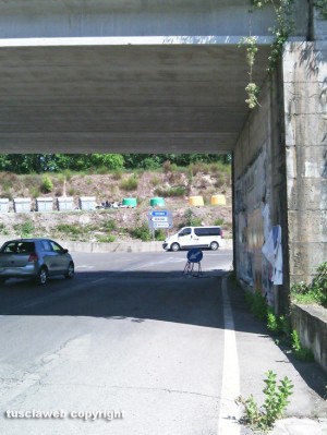 Viterbo - Il sottopassaggio vicino a Belcolle