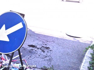Viterbo - Il sottopassaggio vicino a Belcolle