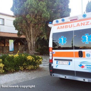 Un'ambulanza del 118