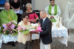 La prefetto Piermatti e il sindaco di Valentano Francesco Pacchiarelli