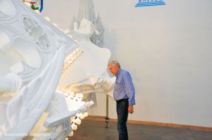 Gloria - Michelini al cantiere della Macchina di santa Rosa