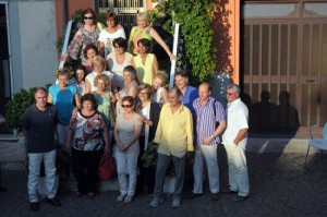 La prefetto Piermatti con gli amici d'infanzia