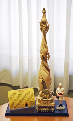 Fiore del cielo donata al museo del santuario di Fatima