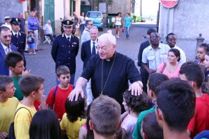 Il vescovo Lino Fumagalli