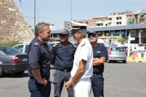 Claudio Amendola sul set