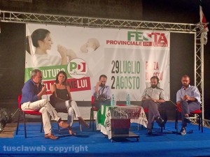 Festa dell'Unità - Cundari, Bonafè, Egidi e Orfini