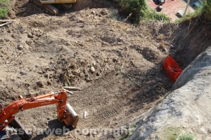 Bomba a Orte - Il punto del ritrovamento