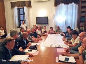 Viterbo - Santa Rosa - Riunione in prefettura