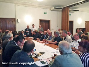 Viterbo - Santa Rosa - Riunione in prefettura