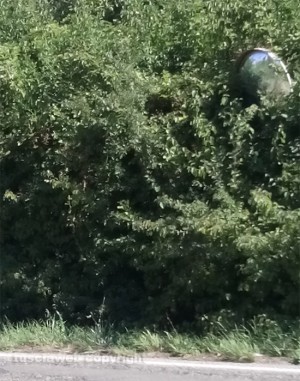 Viterbo - La situazione al terzo chilometro della strada provinciale Cimina
