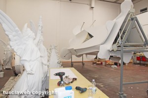 Viterbo - Gloria - I lavori della macchina di santa Rosa