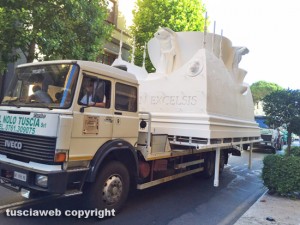 Viterbo - Santa Rosa - L'arrivo d Gloria