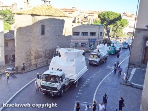 Viterbo - Santa Rosa - L'arrivo d Gloria