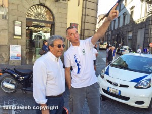 Viterbo - Santa Rosa - L'arrivo d Gloria . Delli Iaconi e Ascenzi